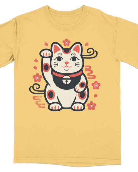 Maneki Neko Sakura Graphic Tee