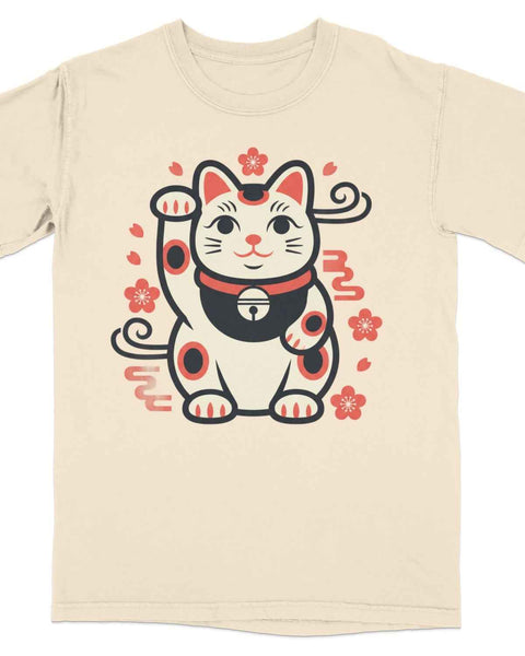 Maneki Neko Sakura Graphic Tee