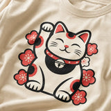 Maneki Neko Charm Blossom Graphic Tee