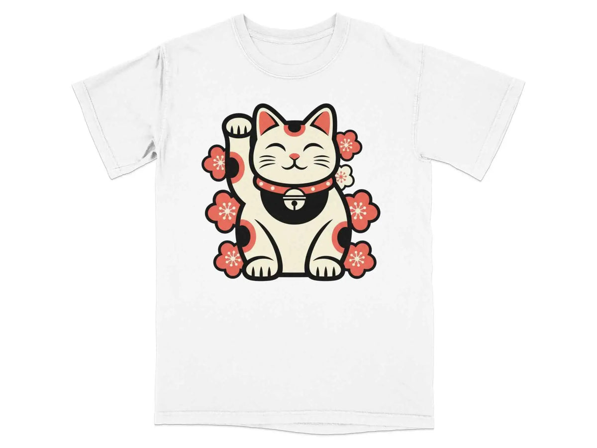 Maneki Neko Charm Blossom Graphic Tee S