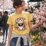 Maneki Neko Sakura Graphic Tee