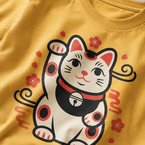 Maneki Neko Sakura Graphic Tee