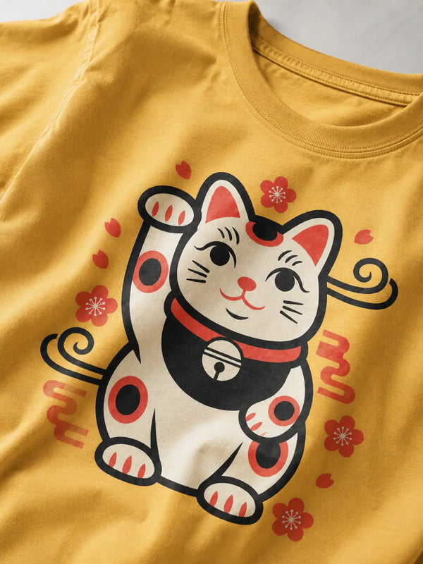 Maneki Neko Sakura Graphic Tee