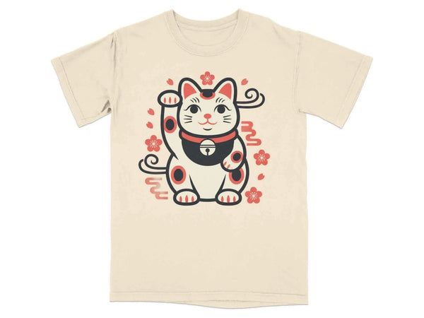 Maneki Neko Sakura Graphic Tee Ivory