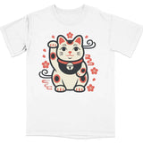 Maneki Neko Sakura Graphic Tee White