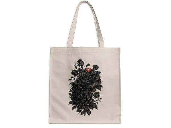 Midnight Visitor Cotton Canvas Tote Bag | My Lucky Tee