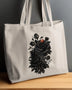 Midnight Visitor Cotton Canvas Tote Bag | My Lucky Tee