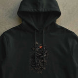Midnight Visitor Organic Cotton Hoodie S