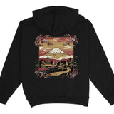 Mount Fuji Cherry Blossom Hoodie XS