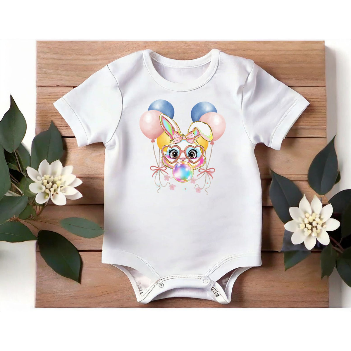 Party Bunny Infant One-Piece: Whimsical Celebration Style for Your Little Hopper!