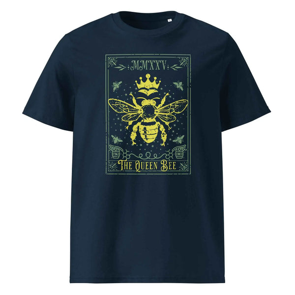 Queen Bee Organic Graphic Tee French Navy