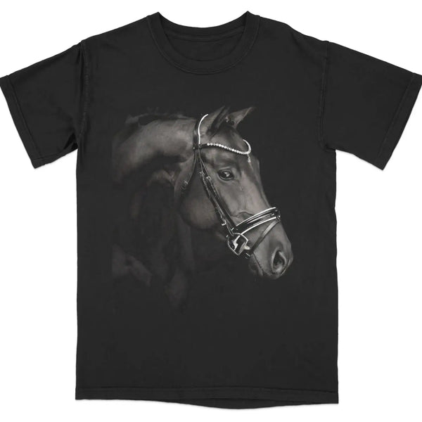 Quiet Grace Horse Portrait Graphic Tee S