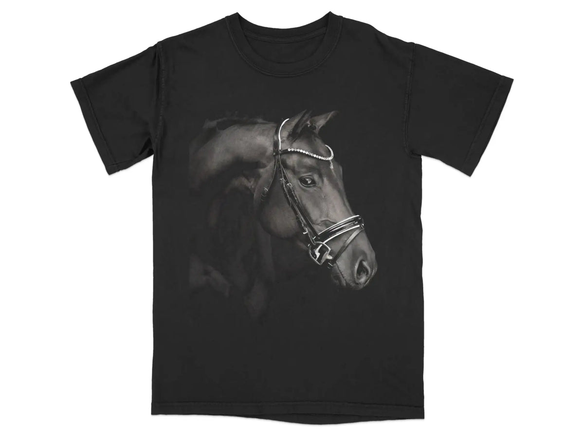 Quiet Grace Horse Portrait Graphic Tee S