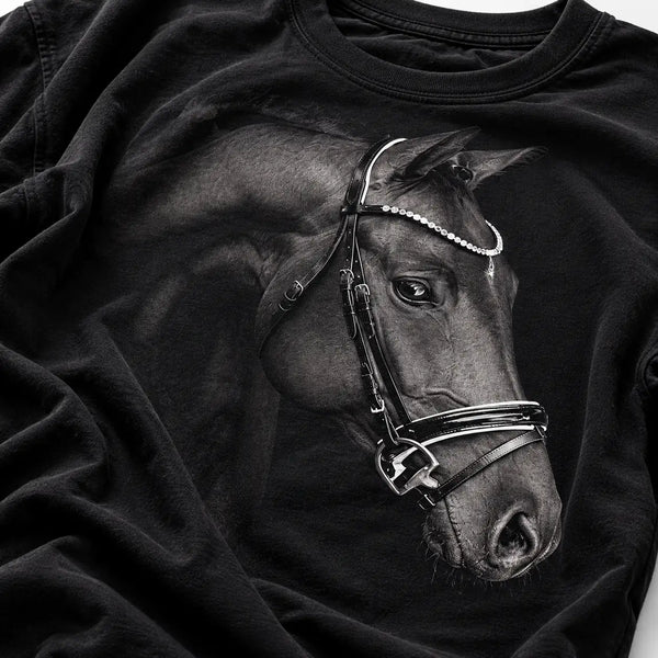 Quiet Grace Horse Portrait Graphic Tee