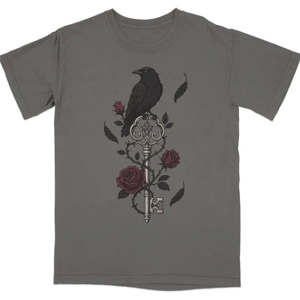 Raven & the Skeleton Key Tee |  My Lucky Tee