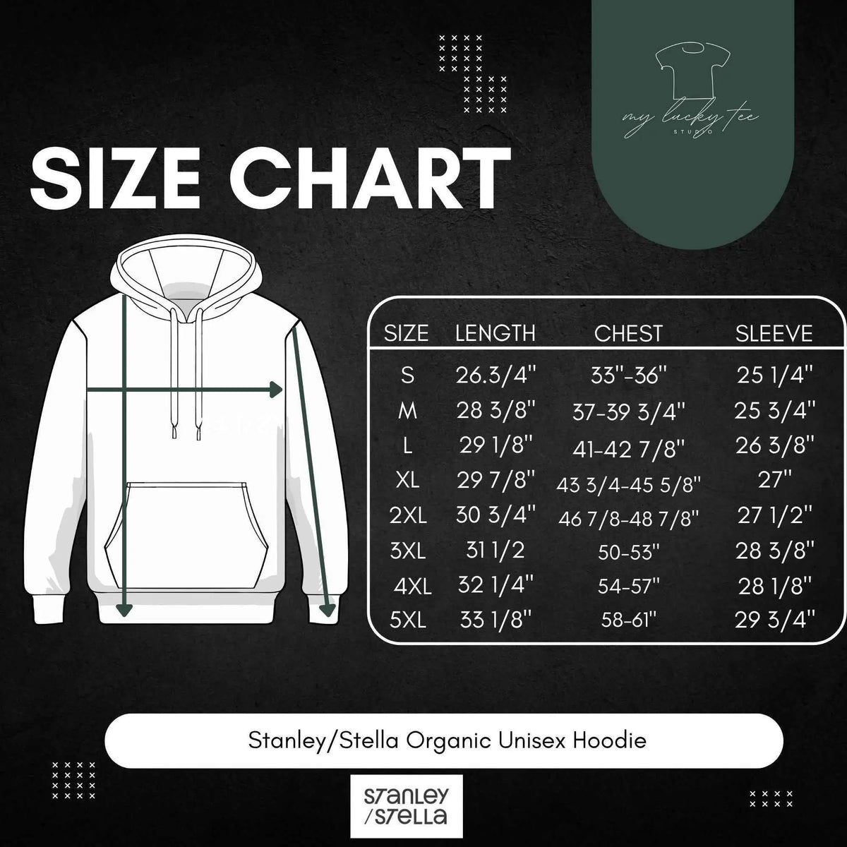 Night Forest Organic Hoodie 