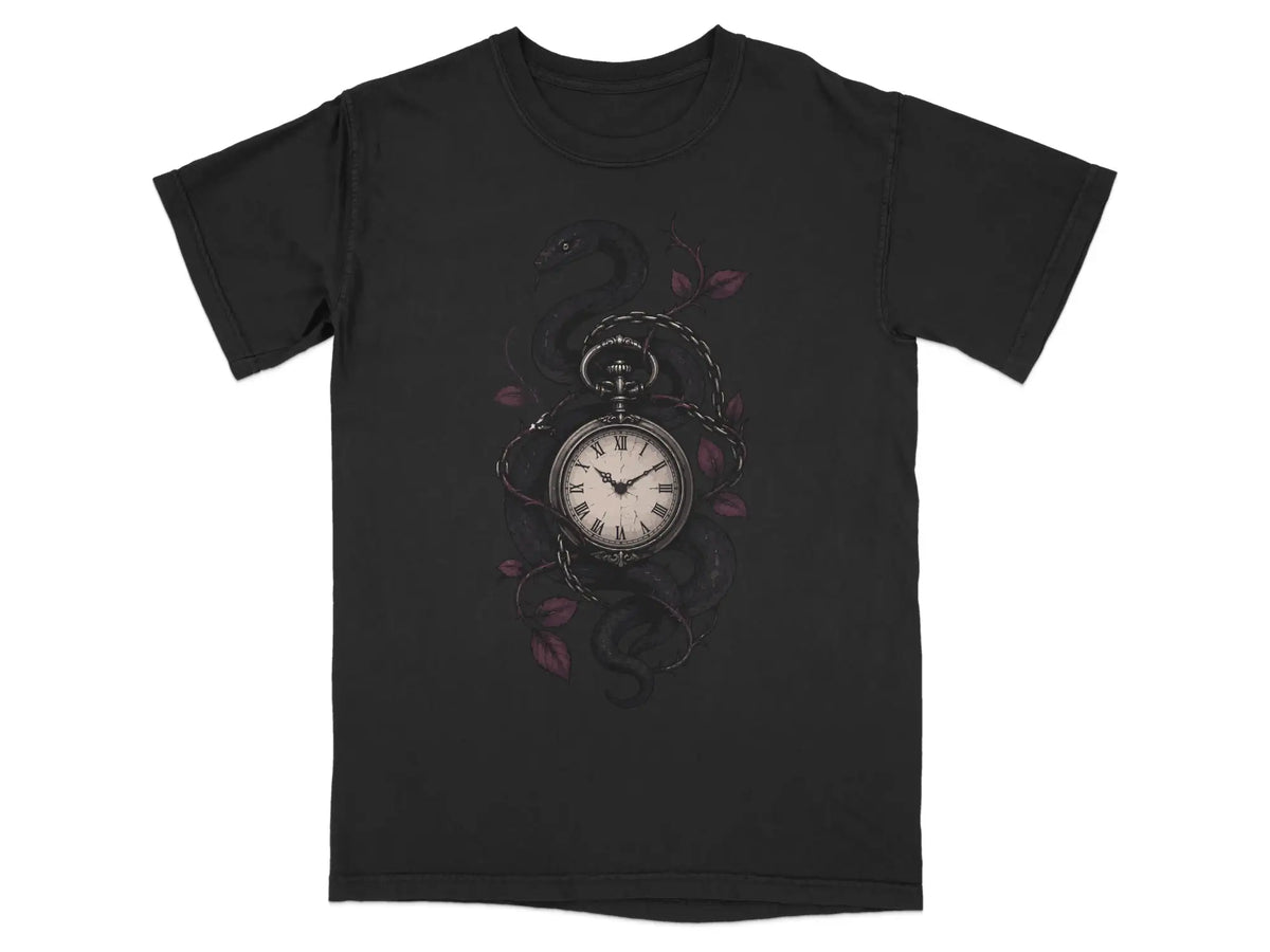 Serpent & the Pocket Watch Tee |  My Lucky Tee