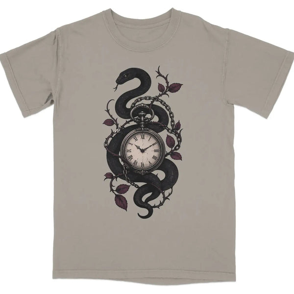 Serpent & the Pocket Watch Tee |  My Lucky Tee