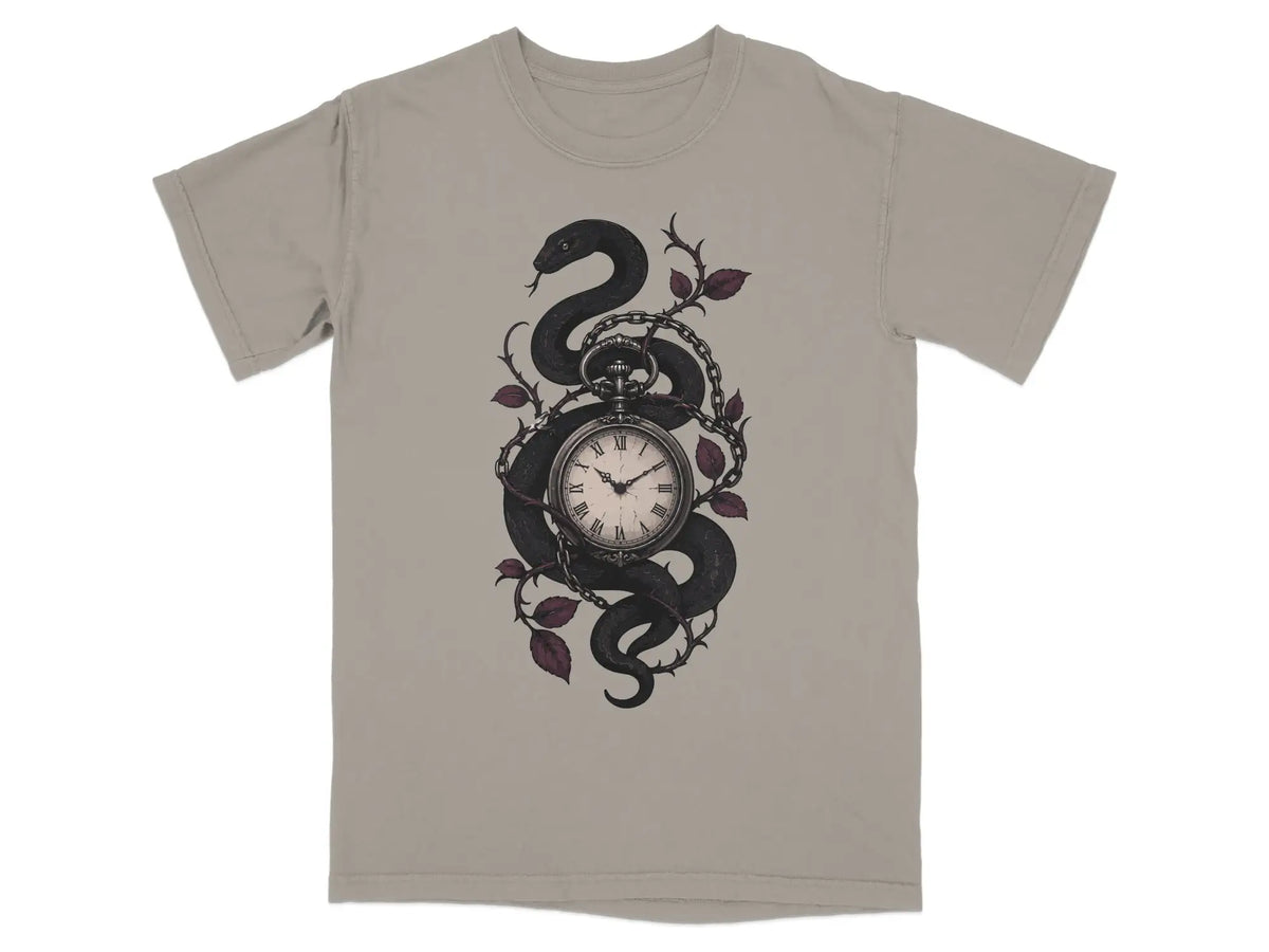 Serpent & the Pocket Watch Tee |  My Lucky Tee