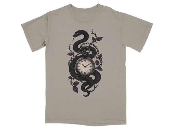 Serpent & the Pocket Watch Tee |  My Lucky Tee