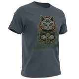She Who Dares Wins Lucky Cat Graphic Tee Navy