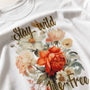 Stay Wild Live Free Floral Tee