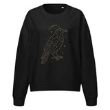 Starlit Crow Organic Sweatshirt Black