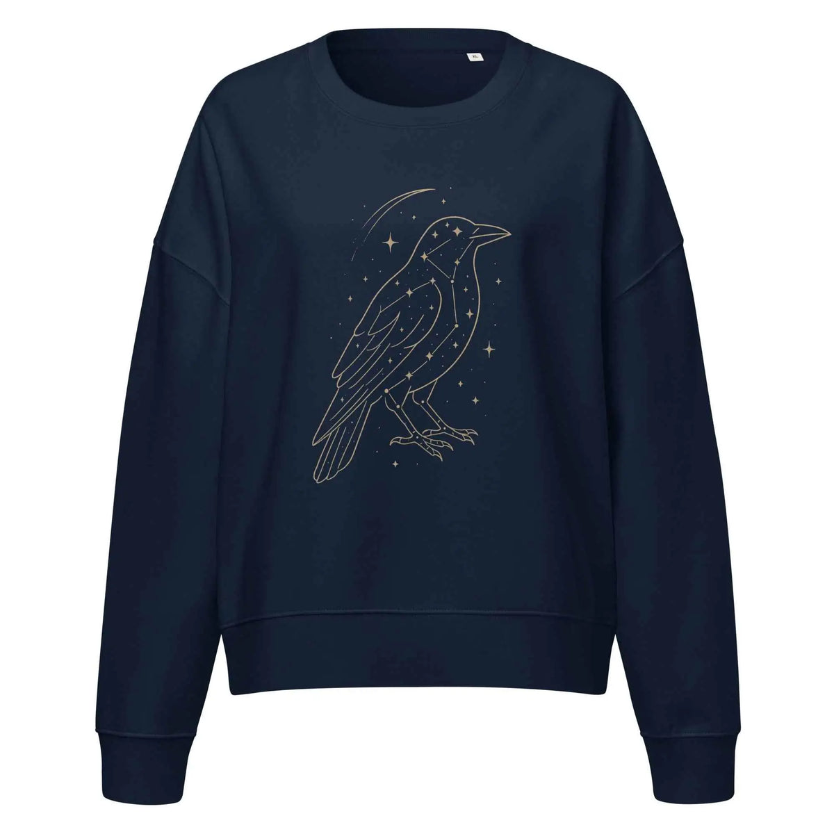 Starlit Crow Organic Sweatshirt French Navy