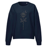 Starlit Rose Organic Sweatshirt French Navy