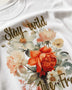 Stay Wild Live Free Floral Tee