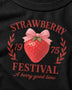Strawberry Festival Tank Top – Retro Graphic Cropped Tee | My Lucky Tee