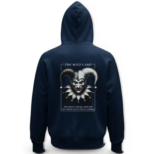 Wild Card Joker Graphic Hoodie | Dark Jester Streetwear Hoodie