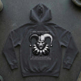 Wild Card Joker Graphic Hoodie | Dark Jester Streetwear Hoodie S