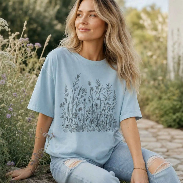Wildflower Botanical Graphic Tee