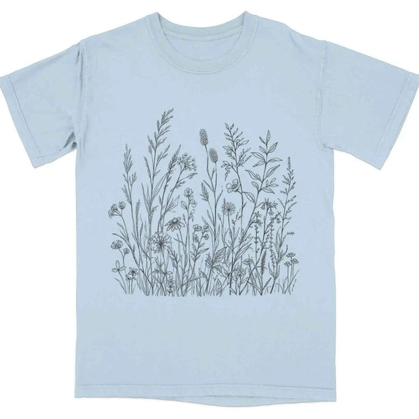 Wildflower Botanical Graphic Tee S