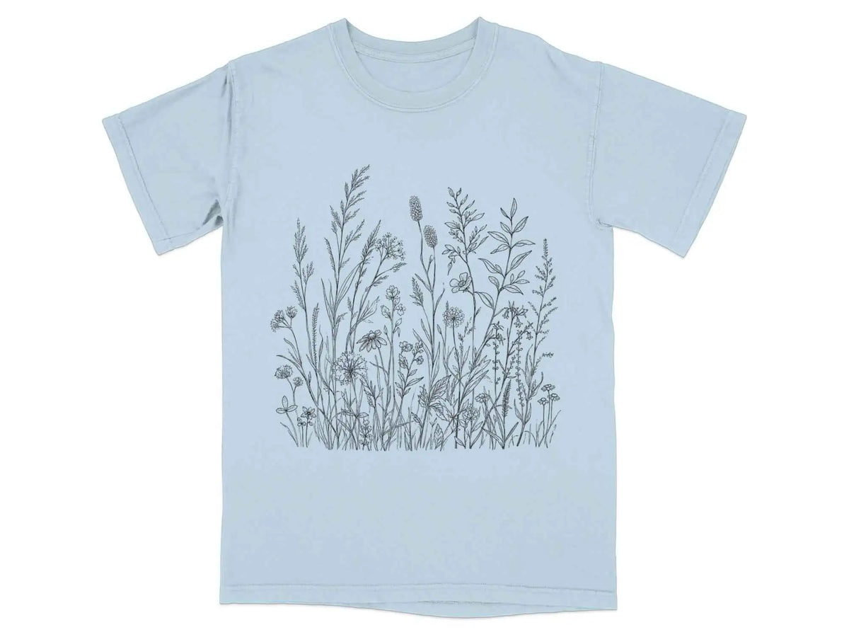 Wildflower Botanical Graphic Tee S