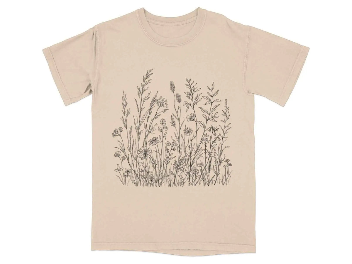 Wildflower Botanical Graphic Tee S