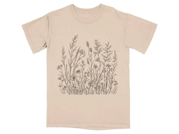 Wildflower Botanical Graphic Tee S