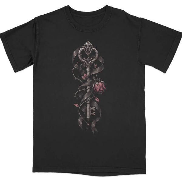 Wilted Rose & Skeleton Key Tee |  My Lucky Tee
