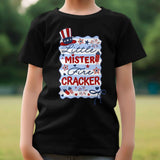 Little Mister Firecracker Patriotic T-Shirt