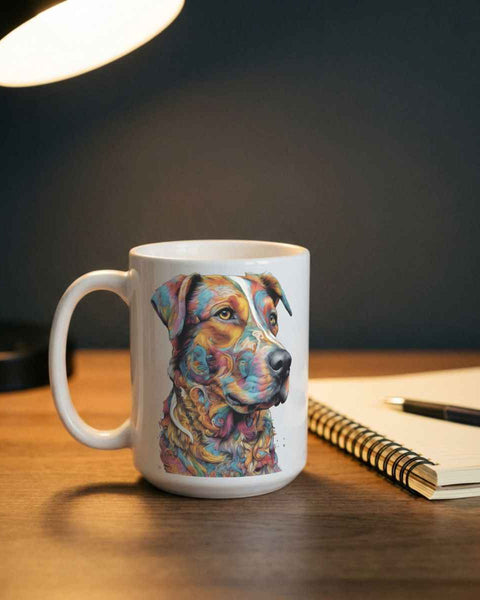Banjo Dog Portrait — Mug / Ornament