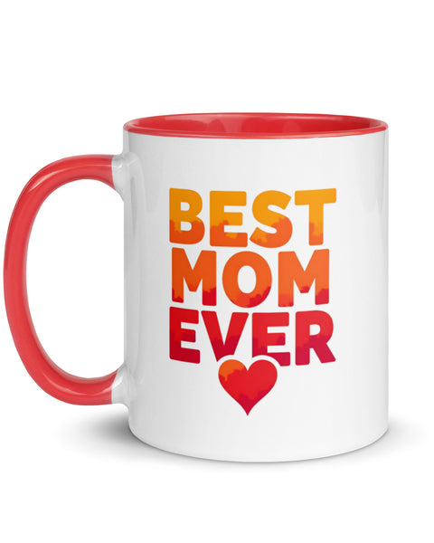 Best Mom Ever 11 oz Coffee Mug in Red