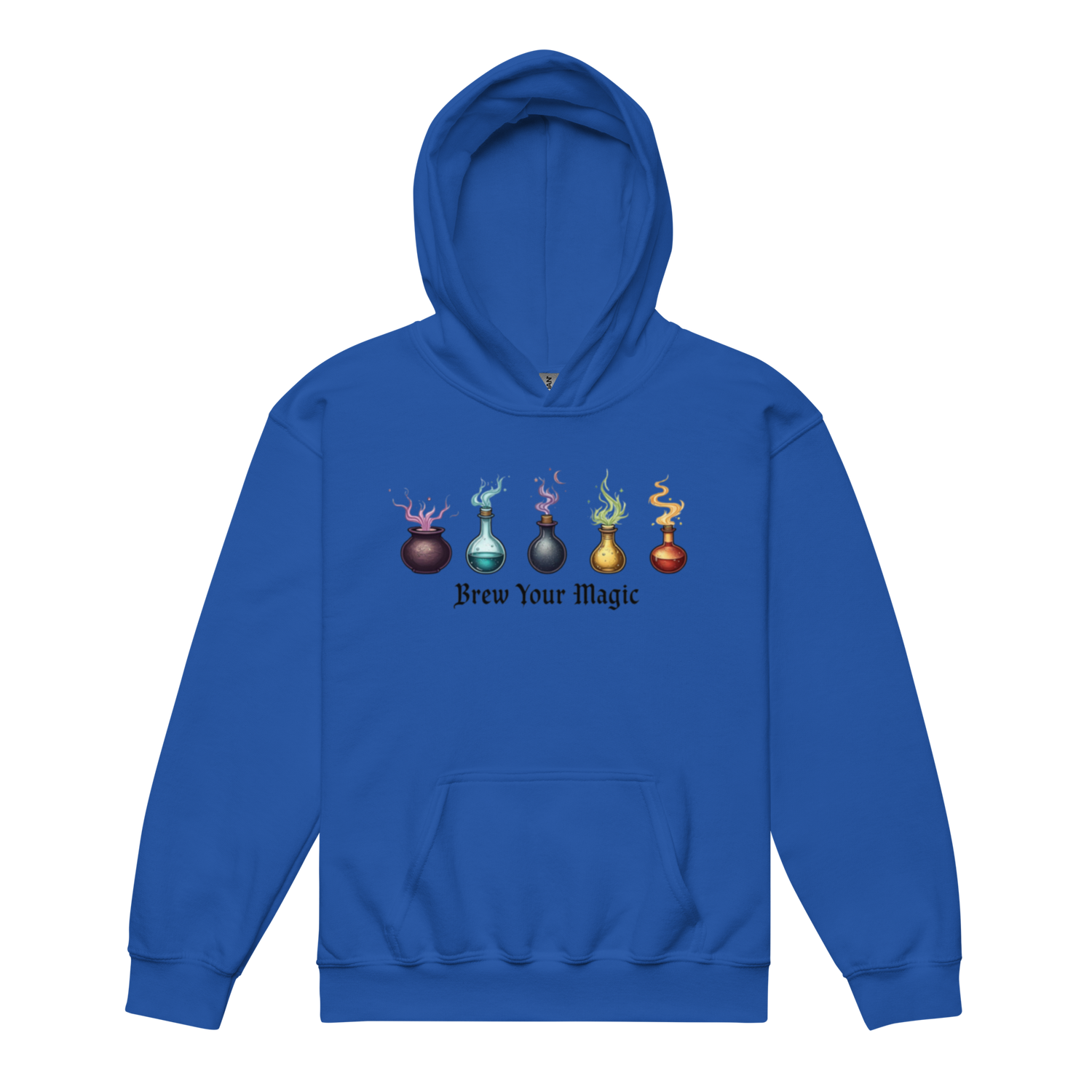 Brew Your Magic Youth Hoodie - Royal Blue