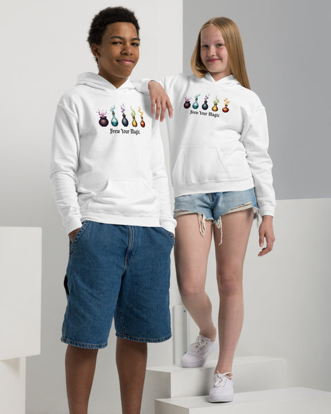 White Brew Your Magic hoodies models