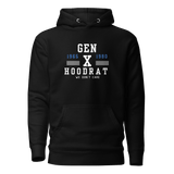 Gen X Hoodrat Hoodie Front - Black