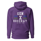 Gen X Hoodrat Hoodie - Back Purple