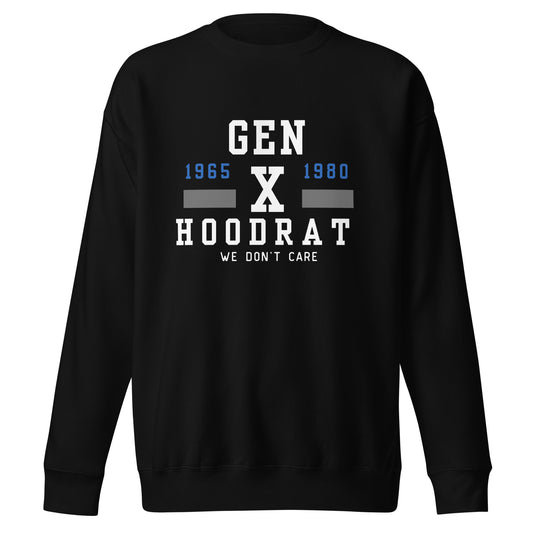 Gen X Hoodrat Sweatshirt - Black