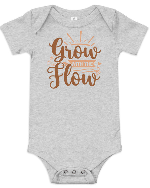 Grow with the Flow Onsie - Heather