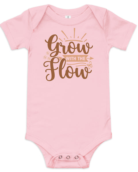 Grow with the Flow Onsie Pink