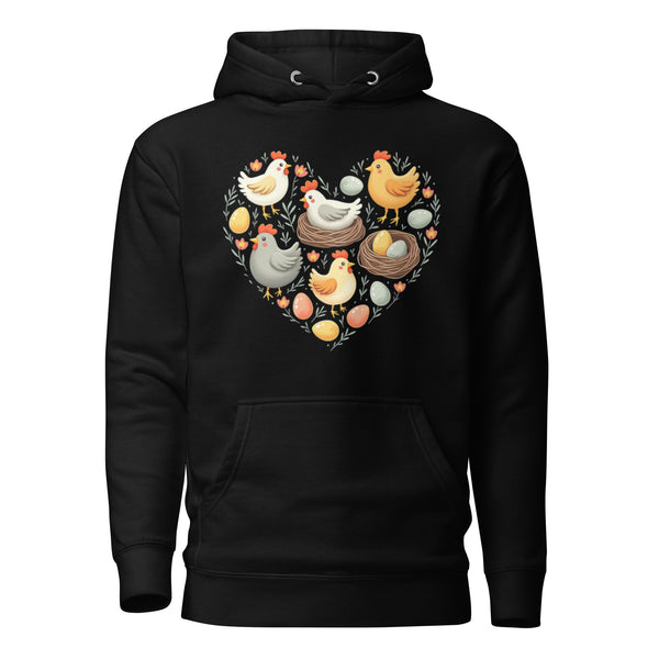 Hen House Hoodie in Black - Store & Peace